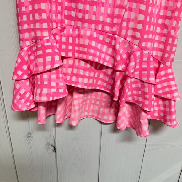 Lilly Pulitzer Avalyn Stretch Dress Size 4 Feelin Beachy Pink Tropics EUC - Picture 4 of 11